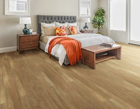 SPC Rigid Core Flooring Installed in Bedroom Dubai SPC Rigid Core Flooring Installed in Bedroom Dubai