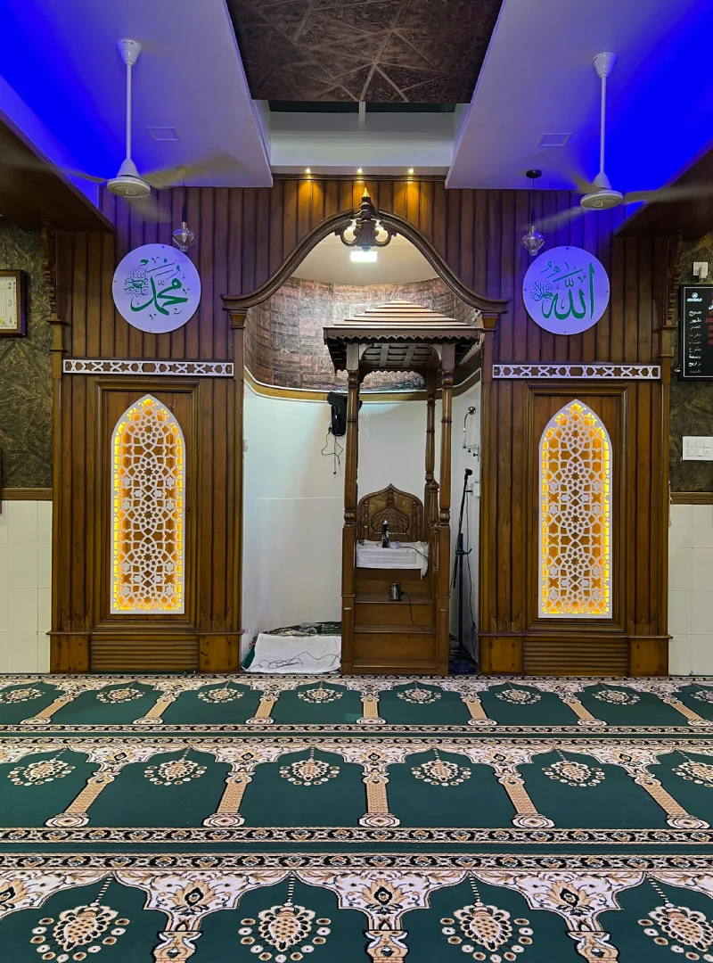 Acoustic mosque flooring Acoustic mosque flooring