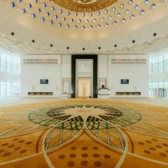 Local mosque carpet