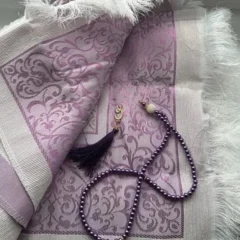 Purple prayer mat