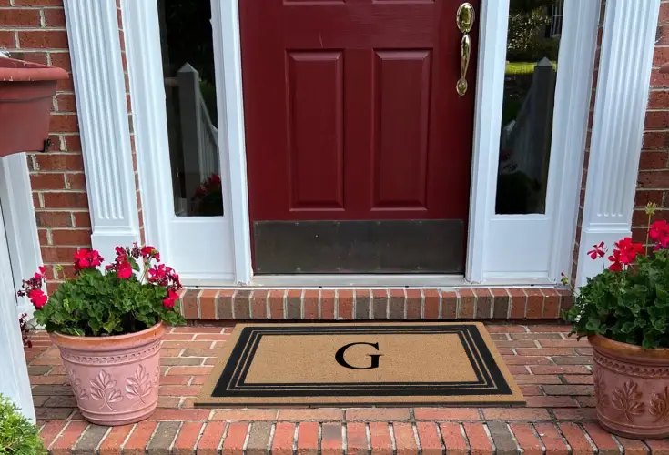 Border Monogram Doormat Dubai Border Monogram Doormat Dubai